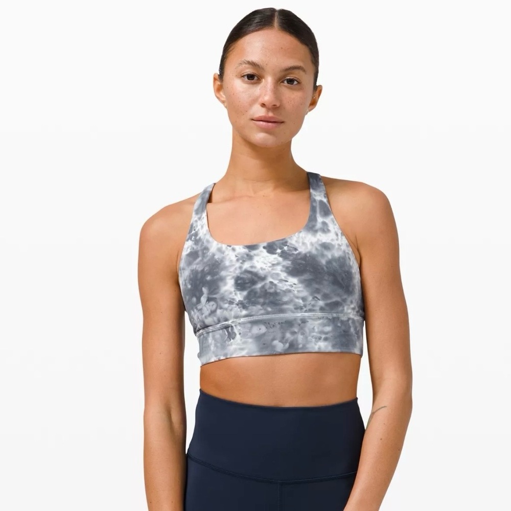Lululemon Energy Bra Long Line
Medium Support, B–D Cup Tie Dye, Size 6